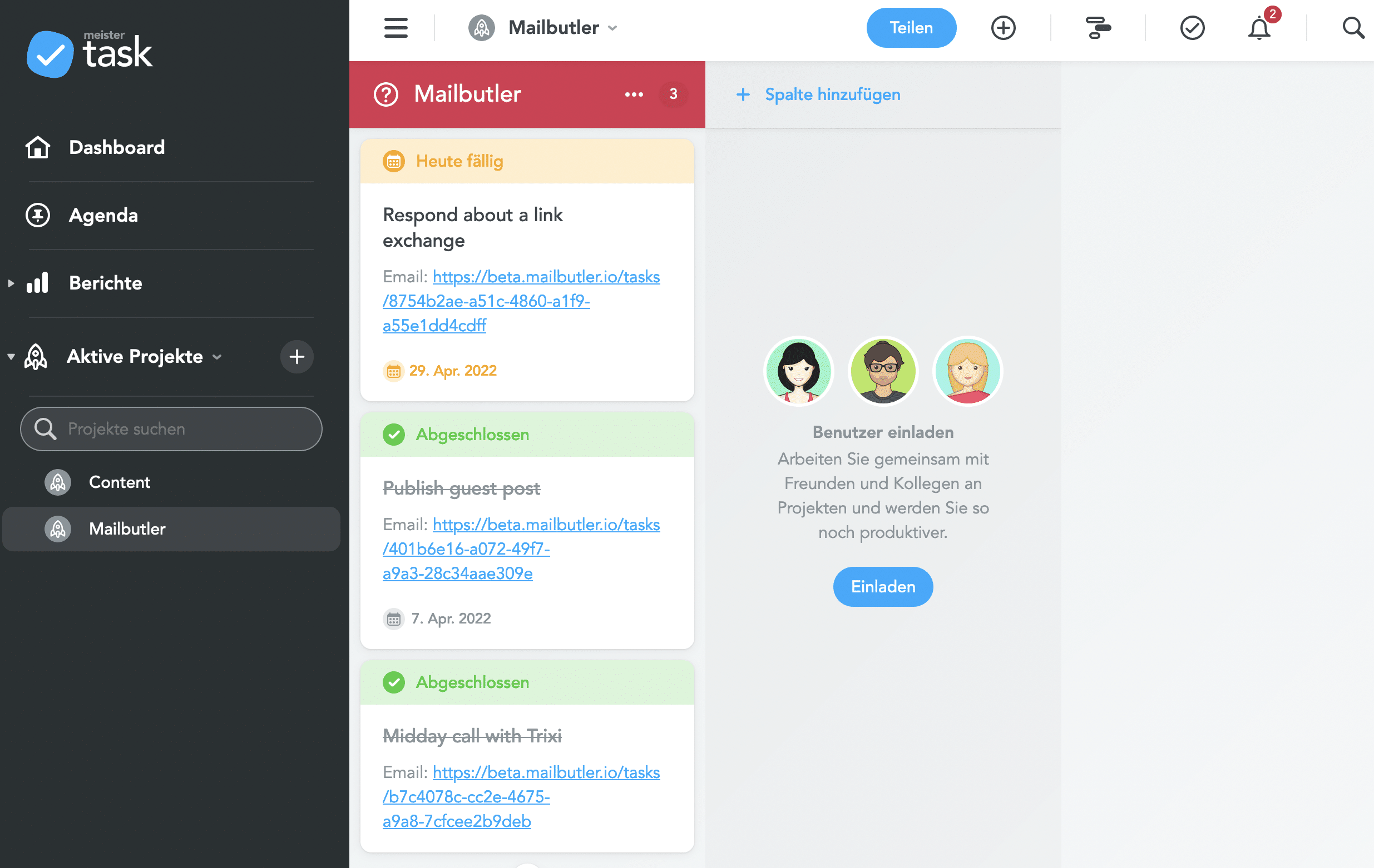 meisertask integration