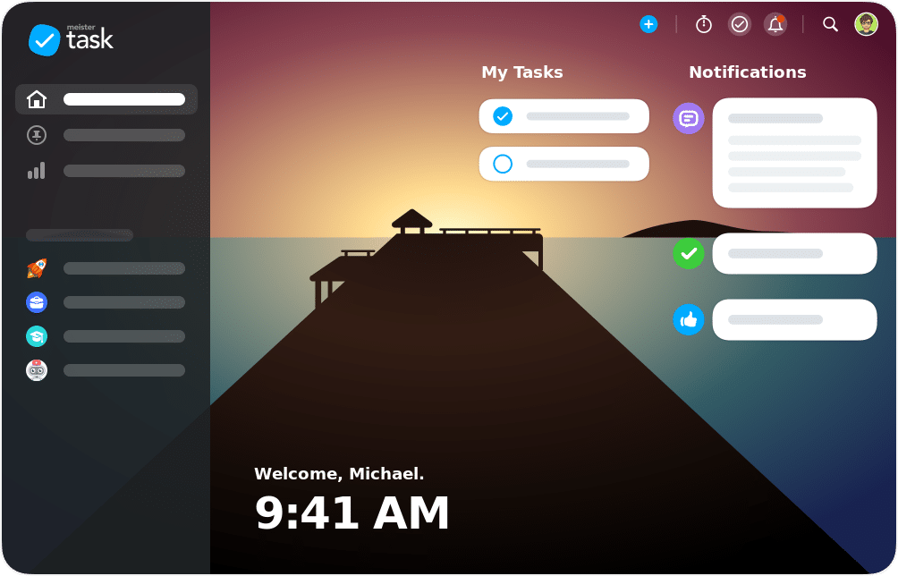 meistertask dashboard