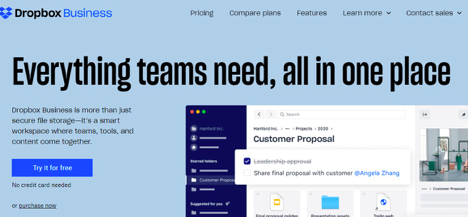 A picture of Dropbox