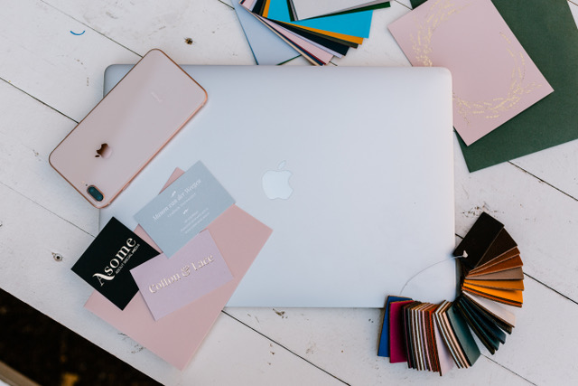 An image of a laptop and a mobile phone