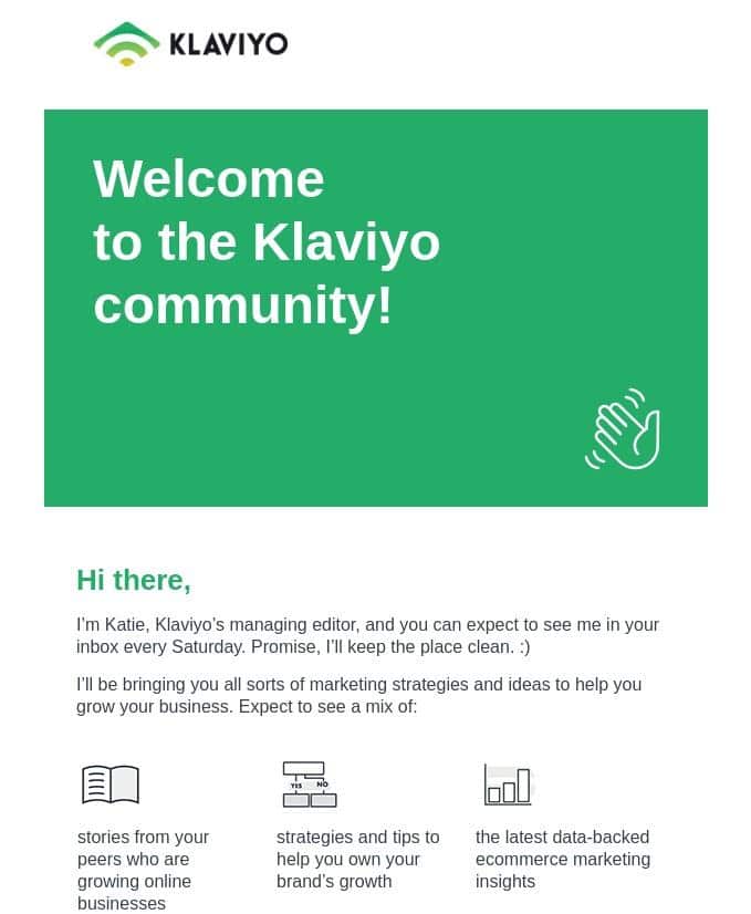 email that reflects the brand's personality
