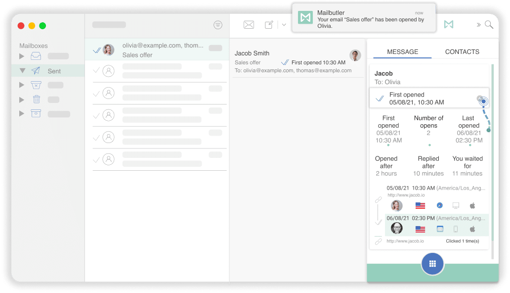 Track your cold emails