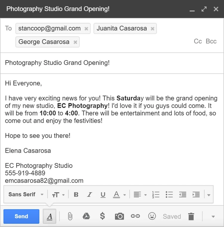 email etiquette to use