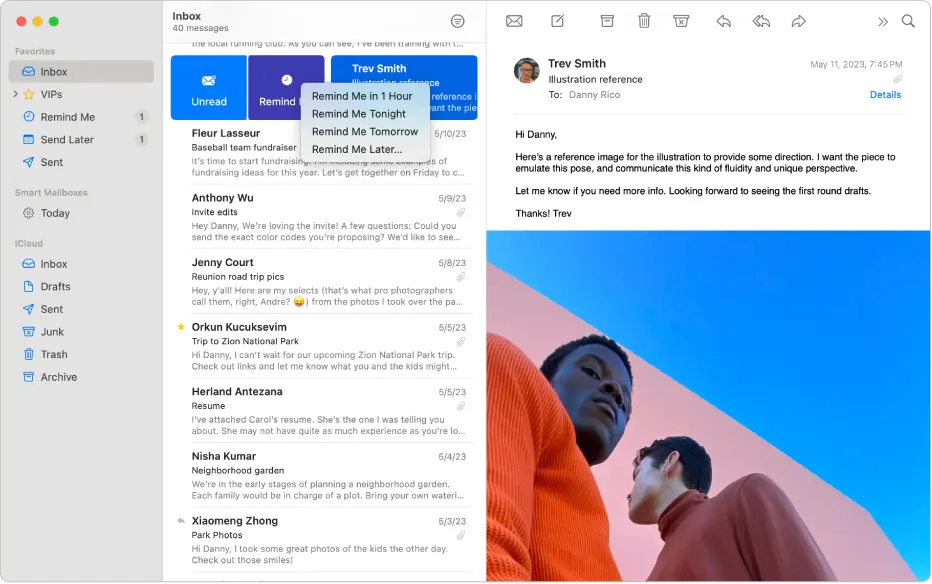 Apple Mail email client