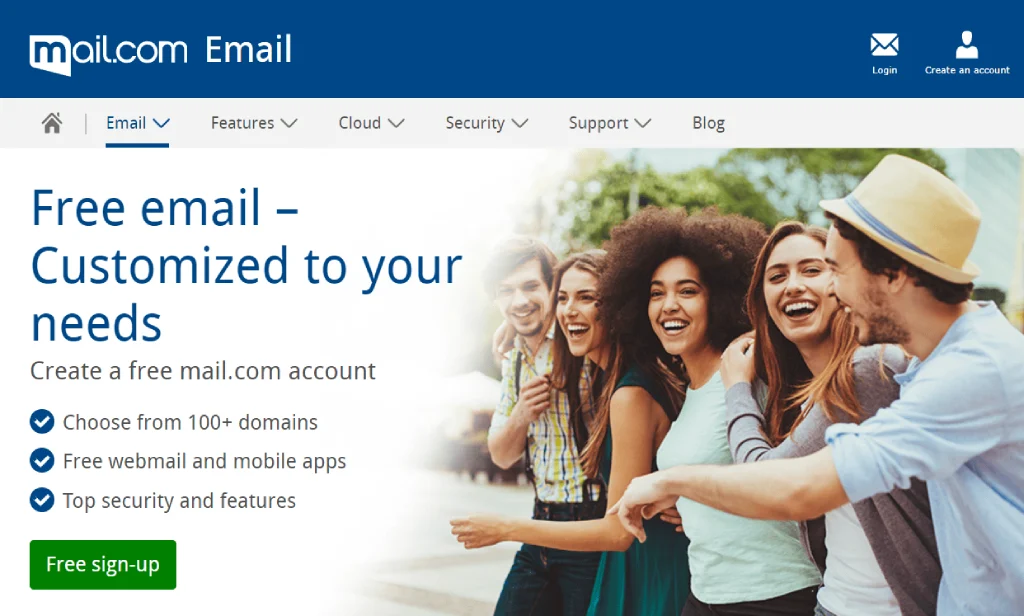Mail.com email provider