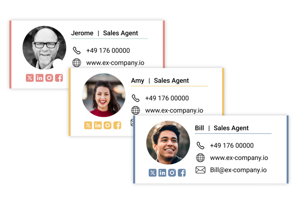 grafik der e-mail-signaturen funktion von mailbutler