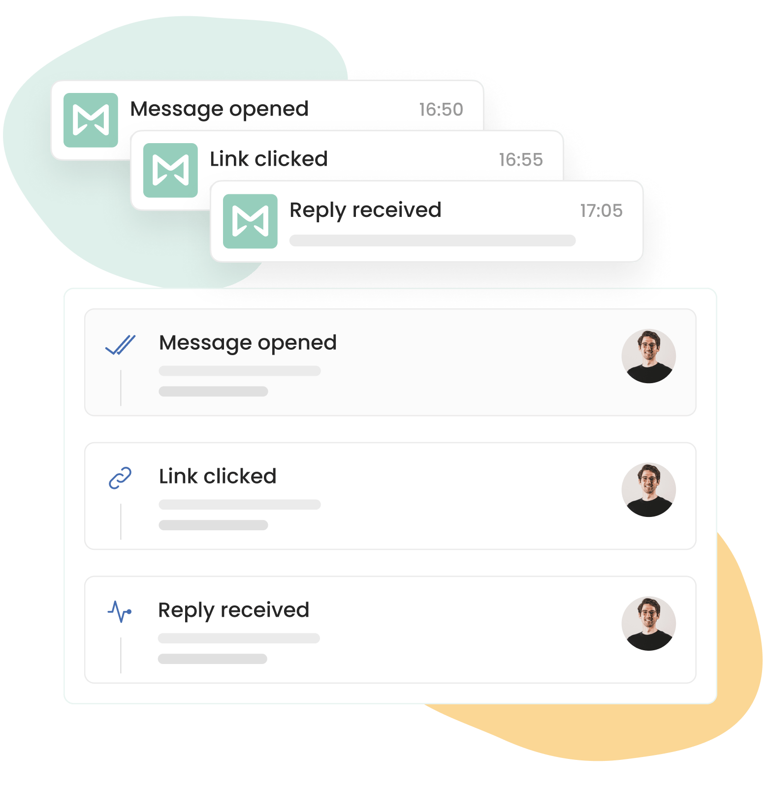 Real-time tracking notifications