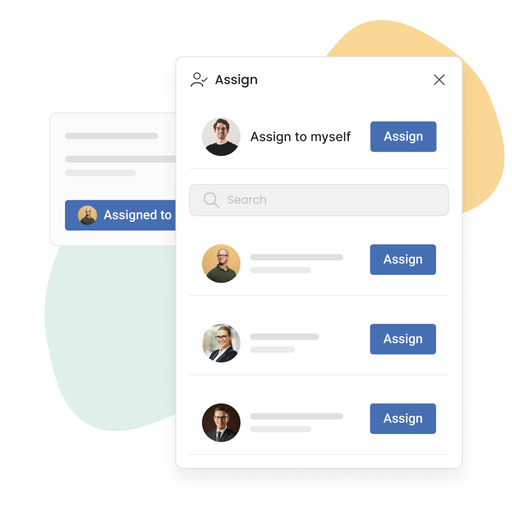 Assign emails